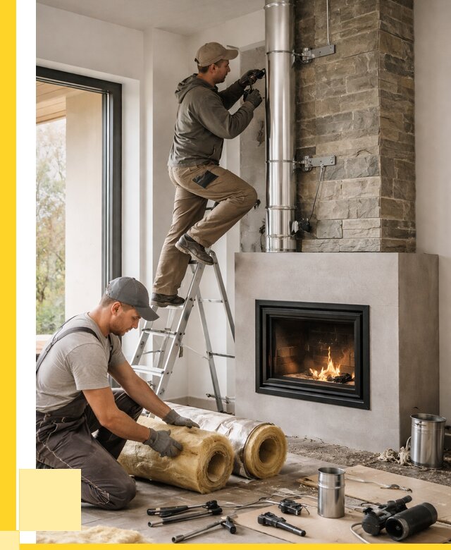 Монтаж дымоходов для каминов в Волжском от 15195 р. ЭриданВлж