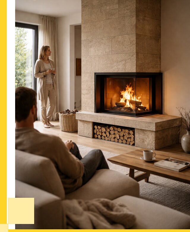 Угловые камины из кирпича установка в Волжском от 151950 р. ЭриданВлж