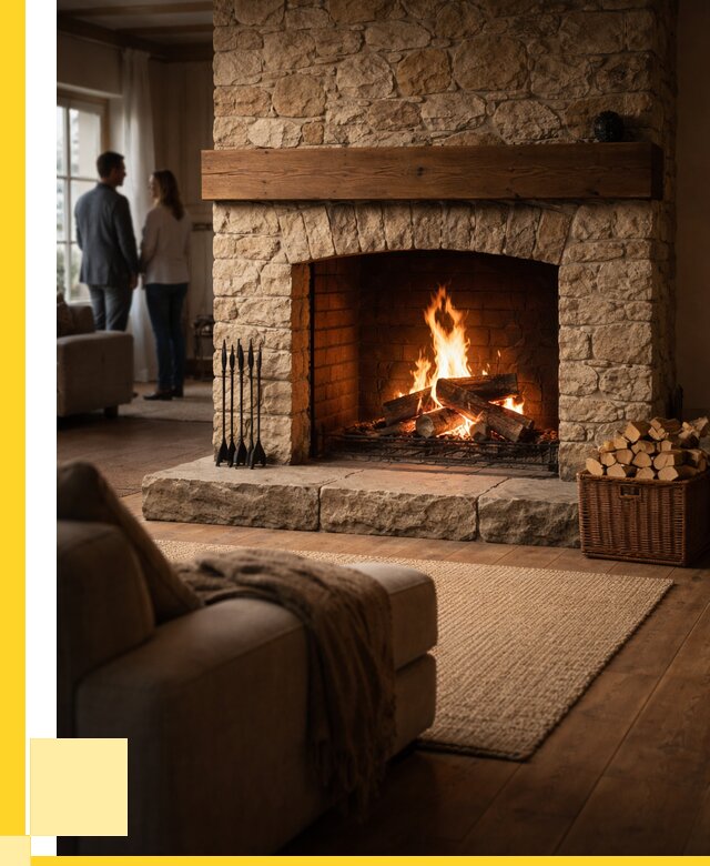 Открытые камины под ключ в Волжском от 151950 р. ЭриданВлж