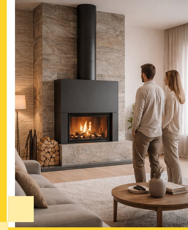 Закрытые камины под ключ в Волжском от 121560 р., ЭриданВлж