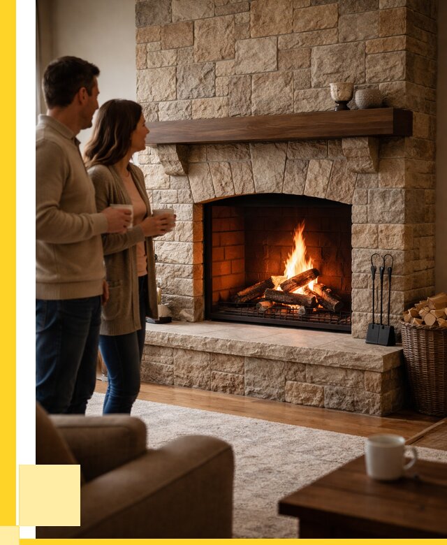 Каменные камины на заказ в Волжском от 182340 р. | ЭриданВлж