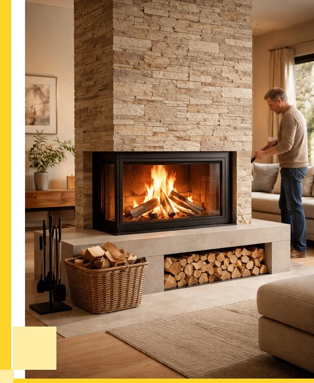 Дровяной камин под ключ в Волжском от 202600 р. | ЭриданВлж