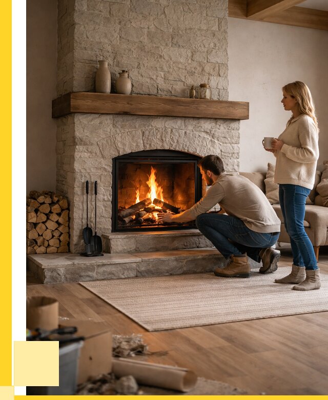 Камины для загородного дома в Волжском от 354550 р., ЭриданВлж