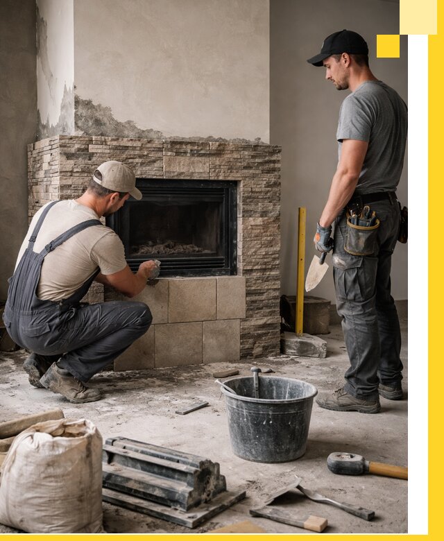 Камины под ключ в Волжском: проект, изготовление и монтаж