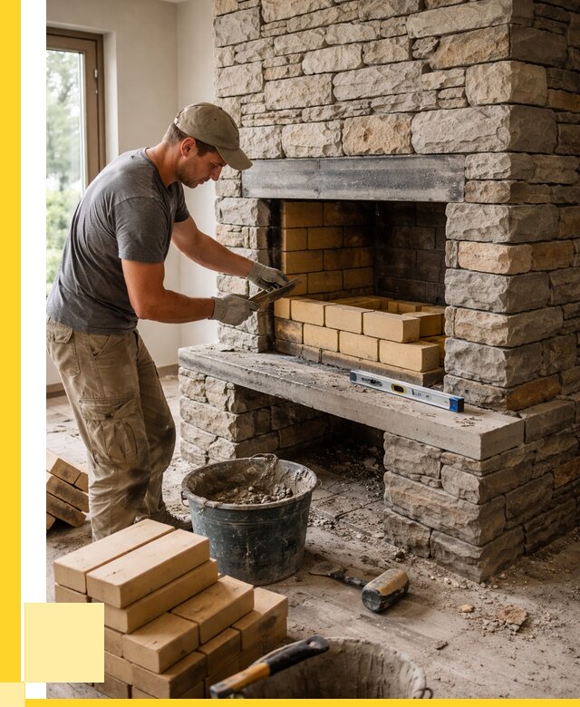 Кладка каминов и камина в Волжском от 25325 р. ЭриданВлж