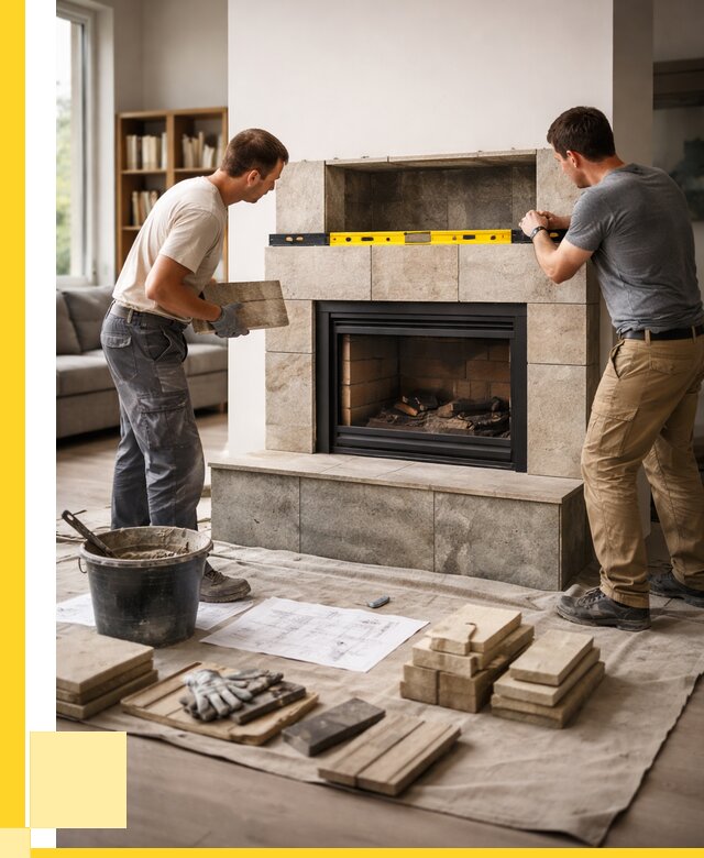 Монтаж каминов и установка в Волжском от 45585 р. | ЭриданВлж