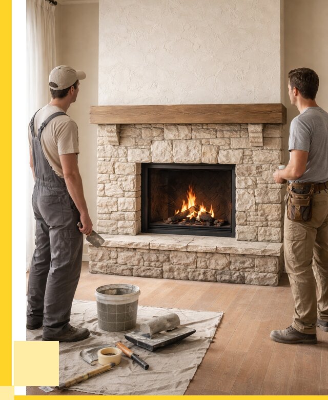 Отделка каминов в Волжском от 6585 р. под ключ | ЭриданВлж