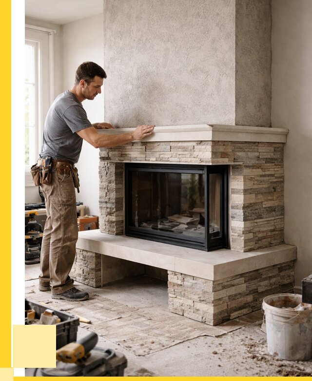 Изготовление каминов под ключ в Волжском от 151950 р. | ЭриданВлж