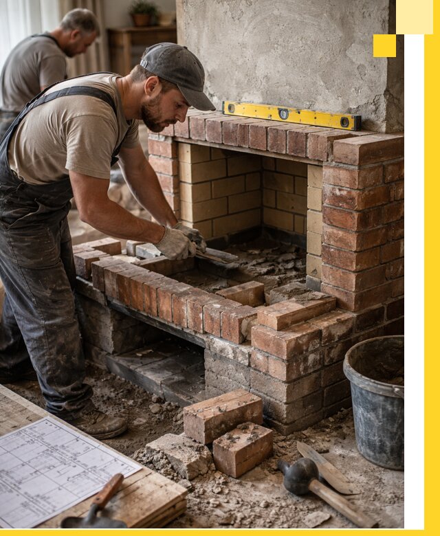 Изготовление и установка каминопечей под ключ в Волжском