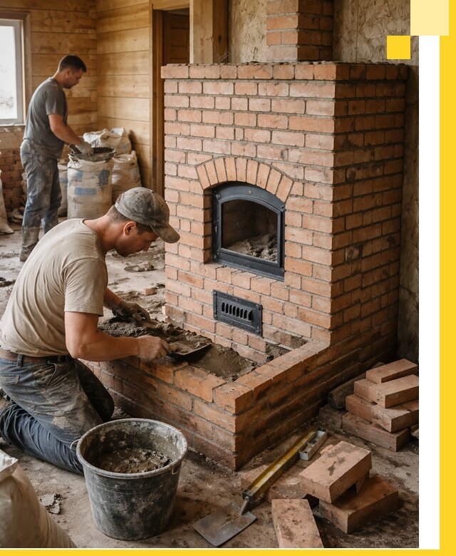 Профессиональное строительство печей в Волжском под ключ