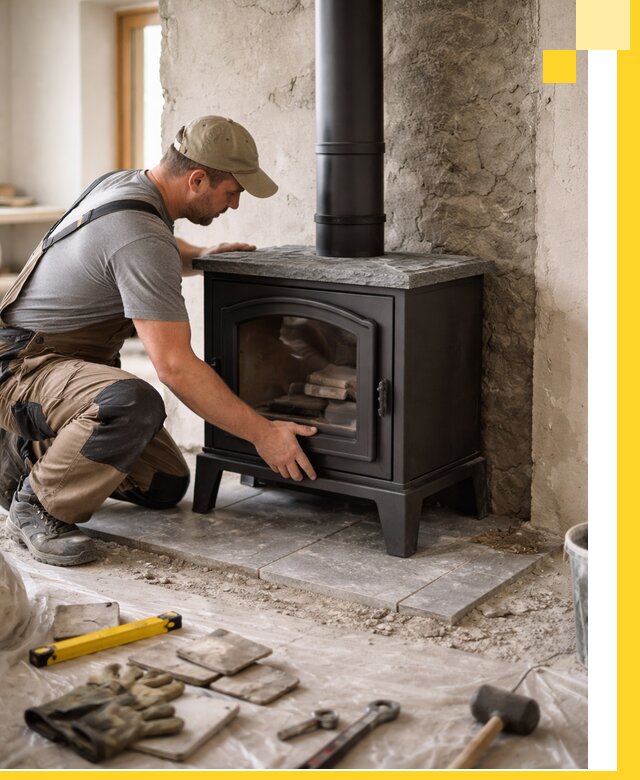 Профессиональный монтаж печей и каминов в Волжском под ключ