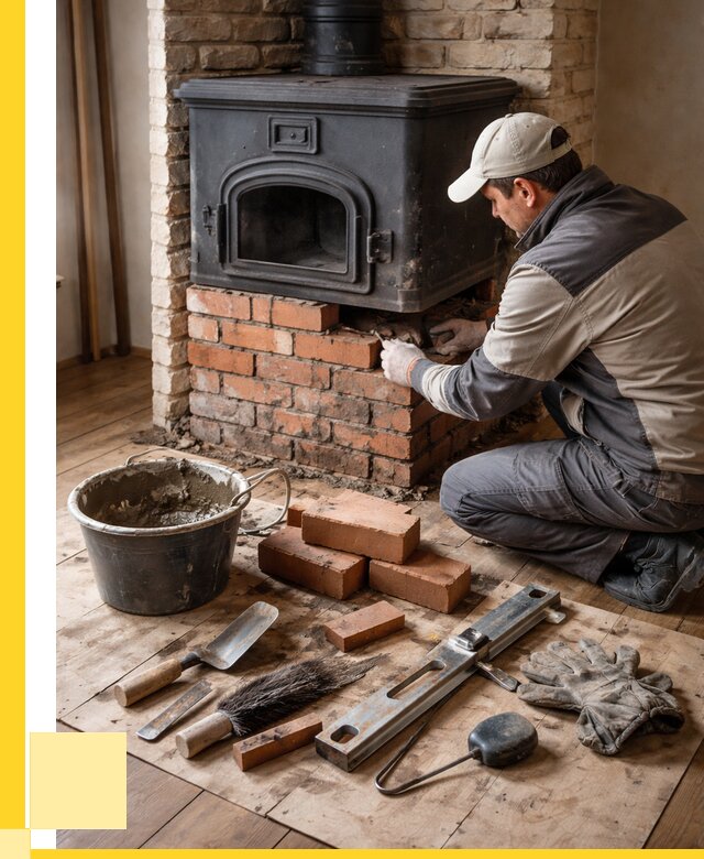 Ремонт печей в Волжском от 12156 р., услуги печника ЭриданВлж
