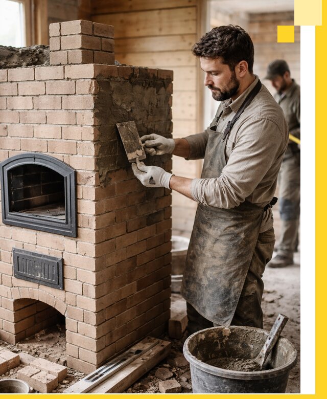 Изготовление и установка печей-шведок под ключ в Волжском