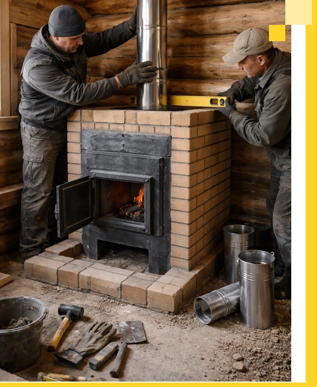 Проектирование, изготовление и установка банных печей в Волжском