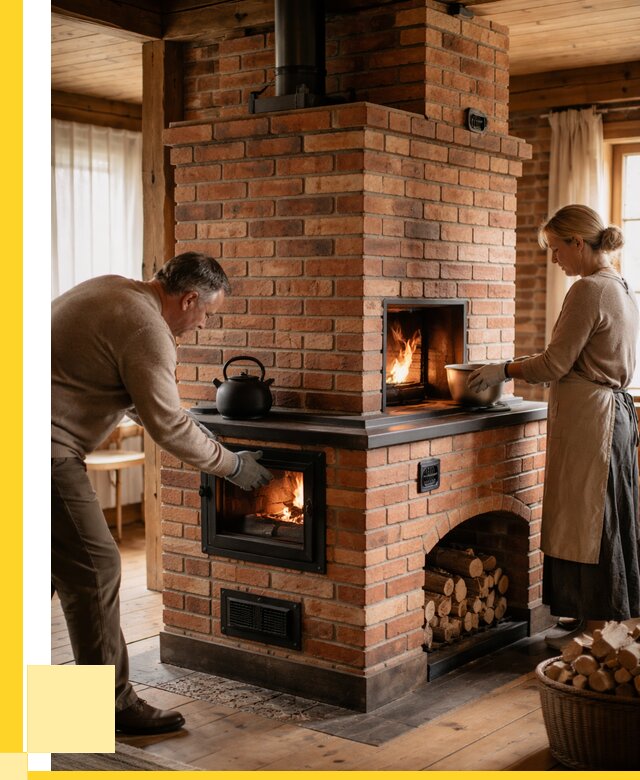 Печи для загородного дома под ключ в Волжском от 81040 р. | ЭриданВлж