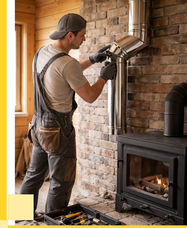 Монтаж дымоходов для печей в Волжском от 7598 р. | ЭриданВлж