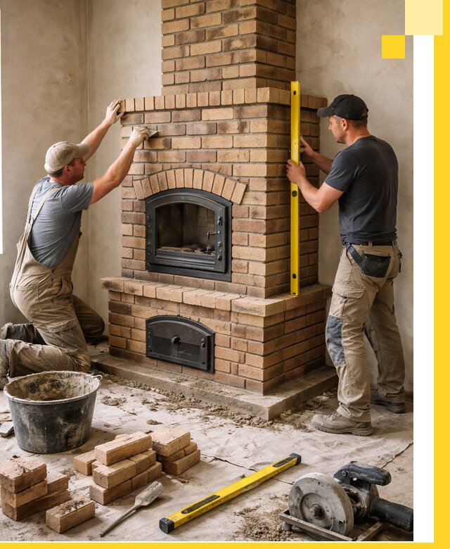 Продажа и установка печей и каминов для дома под ключ в Волжском