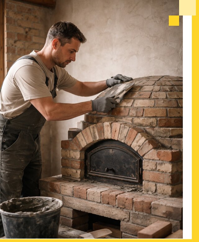 Изготовление и монтаж помпейских печей на заказ в Волжском