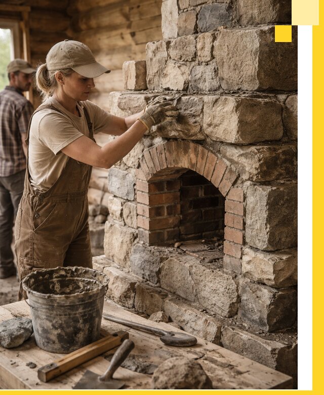 Каменные печи на заказ и монтаж в Волжском, долговечные решения