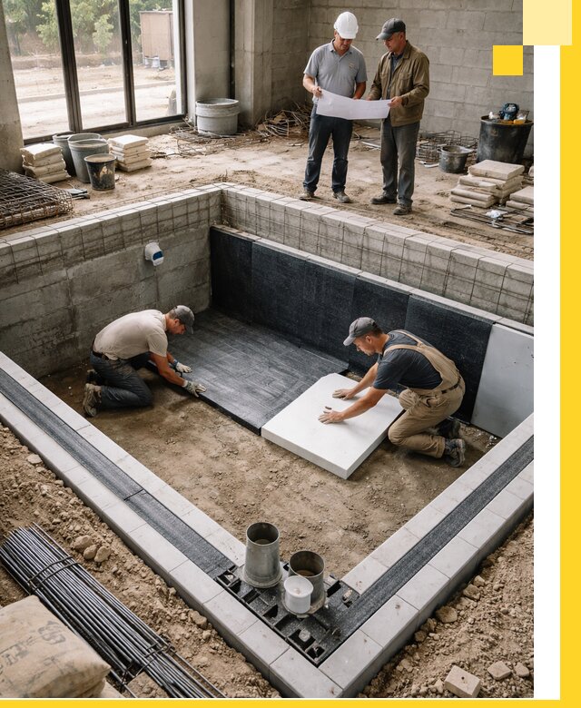 Проекты частных и общественных бассейнов под ключ в Волжском