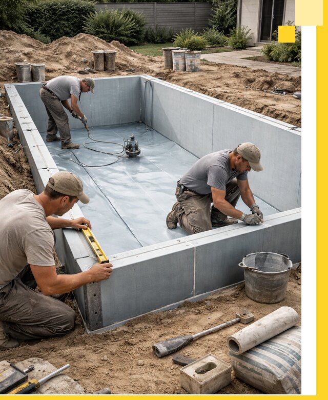 Профессиональный монтаж бассейнов под ключ в Волжском с гарантией