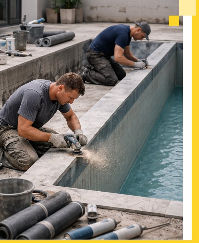 Профессиональный ремонт бассейнов под ключ в Волжском