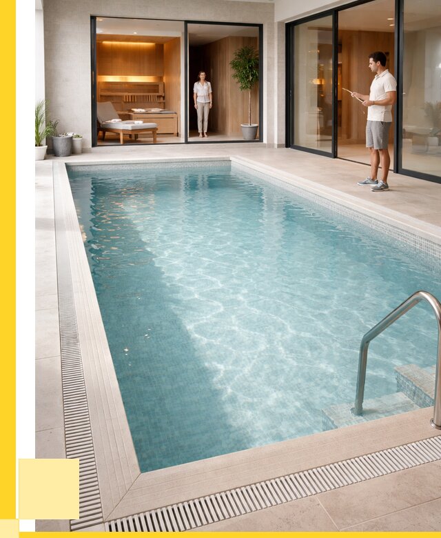 Отделка бассейна пленкой ПВХ в Волжском от 3546 р. - ЭриданВлж