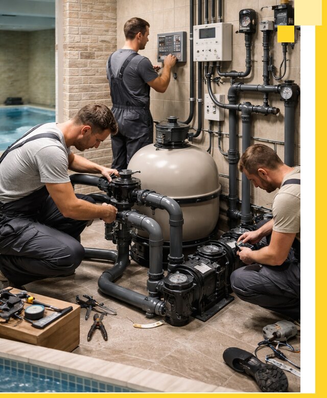 Комплексное оборудование для бассейнов под ключ в Волжском