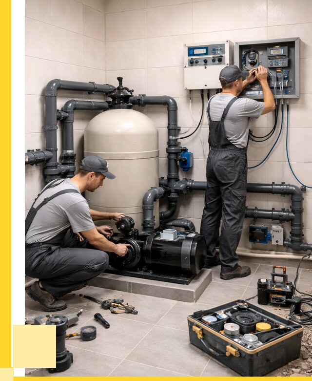 Монтаж оборудования для бассейнов в Волжском от 40520 р. | ЭриданВлж