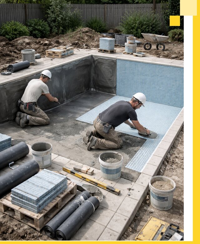 Проектирование и строительство стационарных бассейнов в Волжском