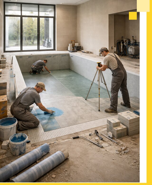 Проект и строительство закрытых бассейнов в Волжском под ключ