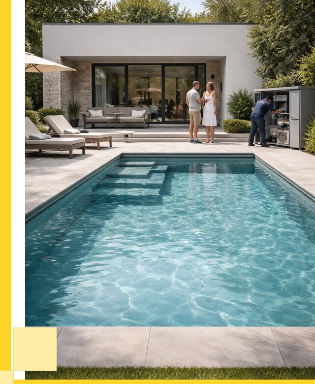 Бассейн в доме в Волжском под ключ от 1215600 р. | ЭриданВлж