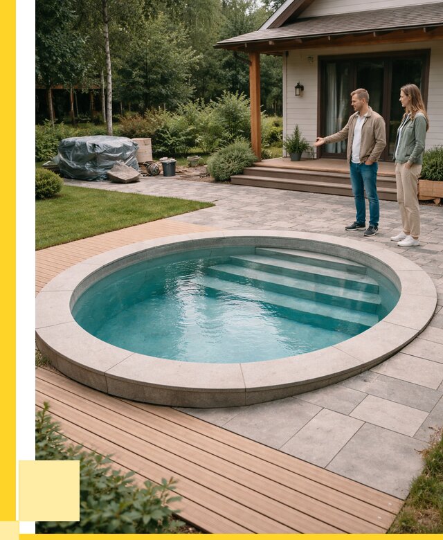 Бассейн на даче под ключ в Волжском от 202600 р., ЭриданВлж