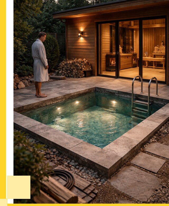 Бани с бассейном под ключ в Волжском от 96235 р. | ЭриданВлж