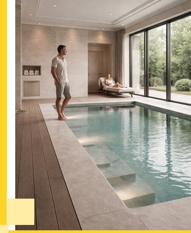 Бассейны в коттедже под ключ в Волжском от 1215600 р. | ЭриданВлж