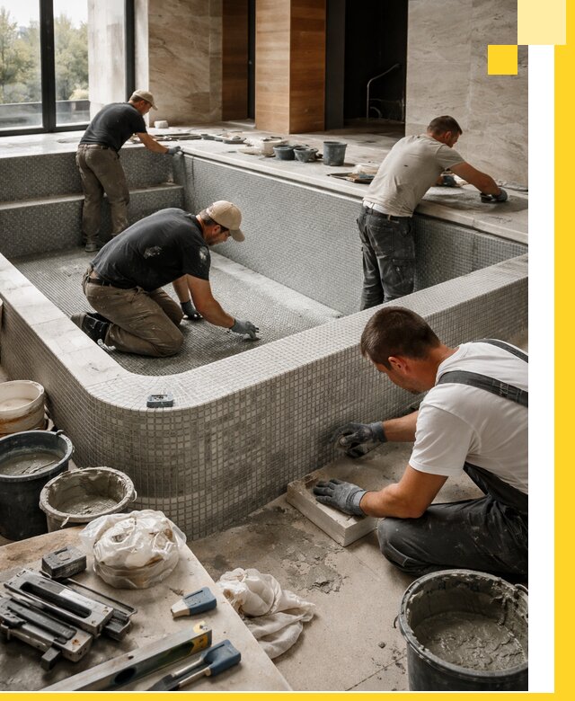 Строительство и установка СПА бассейнов под ключ в Волжском