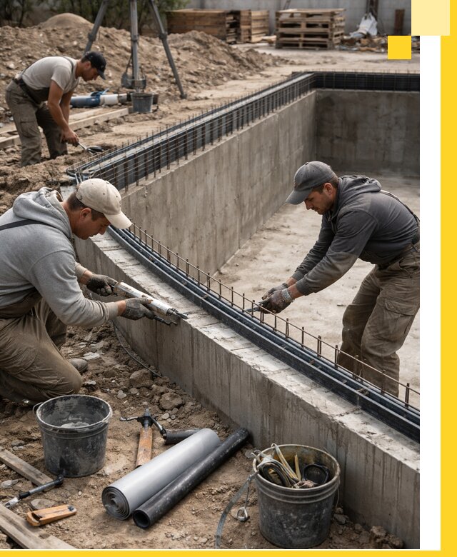 Качественный монтаж чаши бассейна в Волжском под ключ с гарантией