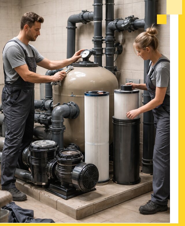 Фильтры и системы фильтрации для бассейнов в Волжском