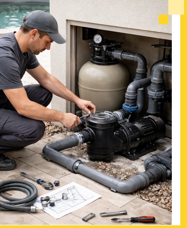 Поставка, монтаж и сервис насосов для бассейнов в Волжском