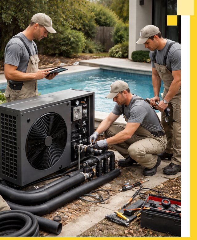 Проектирование и установка тепловых насосов для бассейнов в Волжском