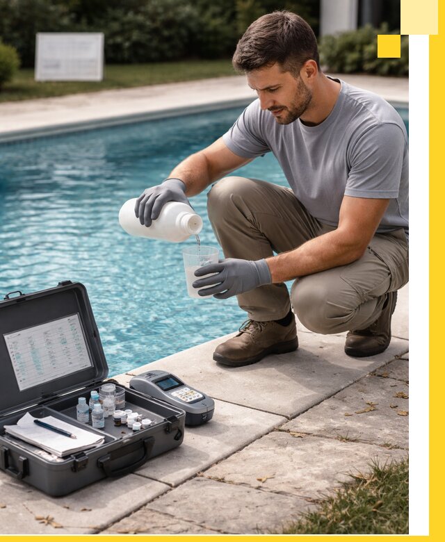 Профессиональная дезинфекция воды в бассейне в Волжском