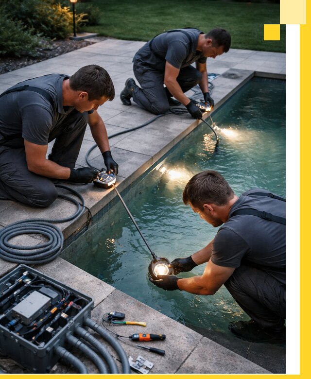 Профессиональное освещение бассейнов в Волжском: дизайн и монтаж