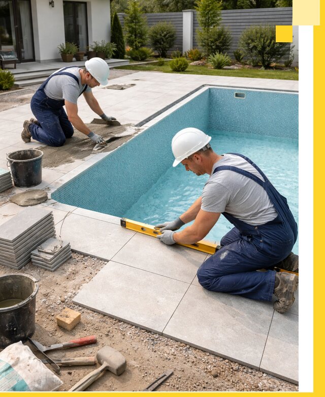 Строительство и монтаж плавательных бассейнов под ключ в Волжском