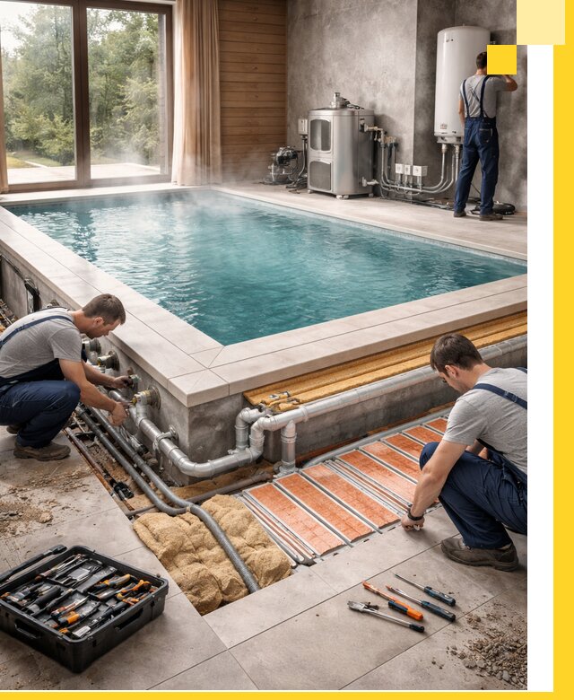 Проектирование и строительство тёплых бассейнов в Волжском