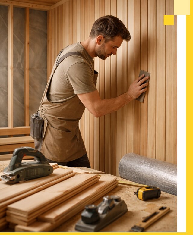 Профессиональная отделка саун и парных под ключ в Волжском