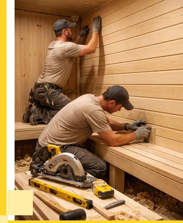 Обшивка саун вагонкой в Волжском от 2533 р. | ЭриданВлж