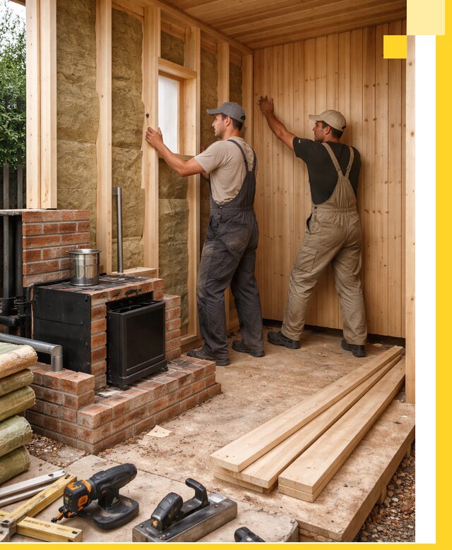 Строительство и установка дачных саун под ключ в Волжском