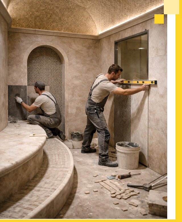 Проектирование и строительство саун с хамамом под ключ в Волжском