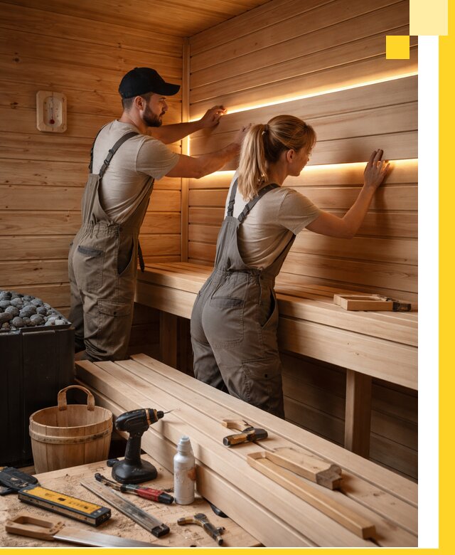 Дизайн саун и бань под ключ с индивидуальным проектом в Волжском