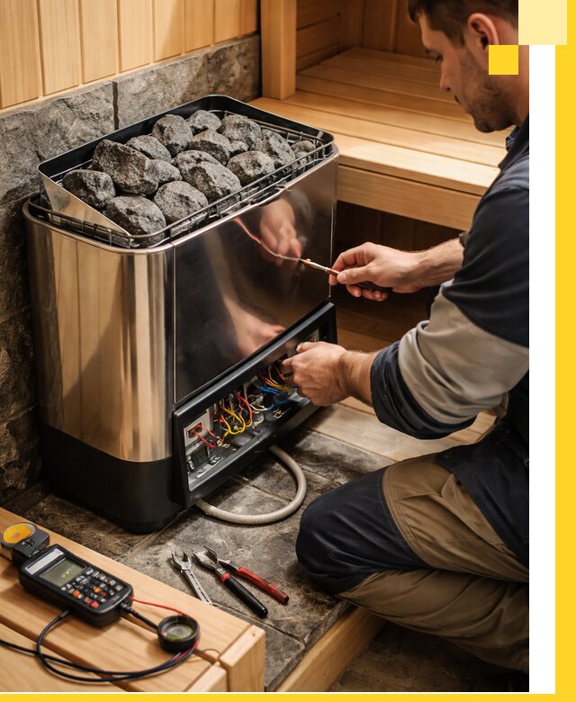 Продажа и установка электрокаменок для саун в Волжском